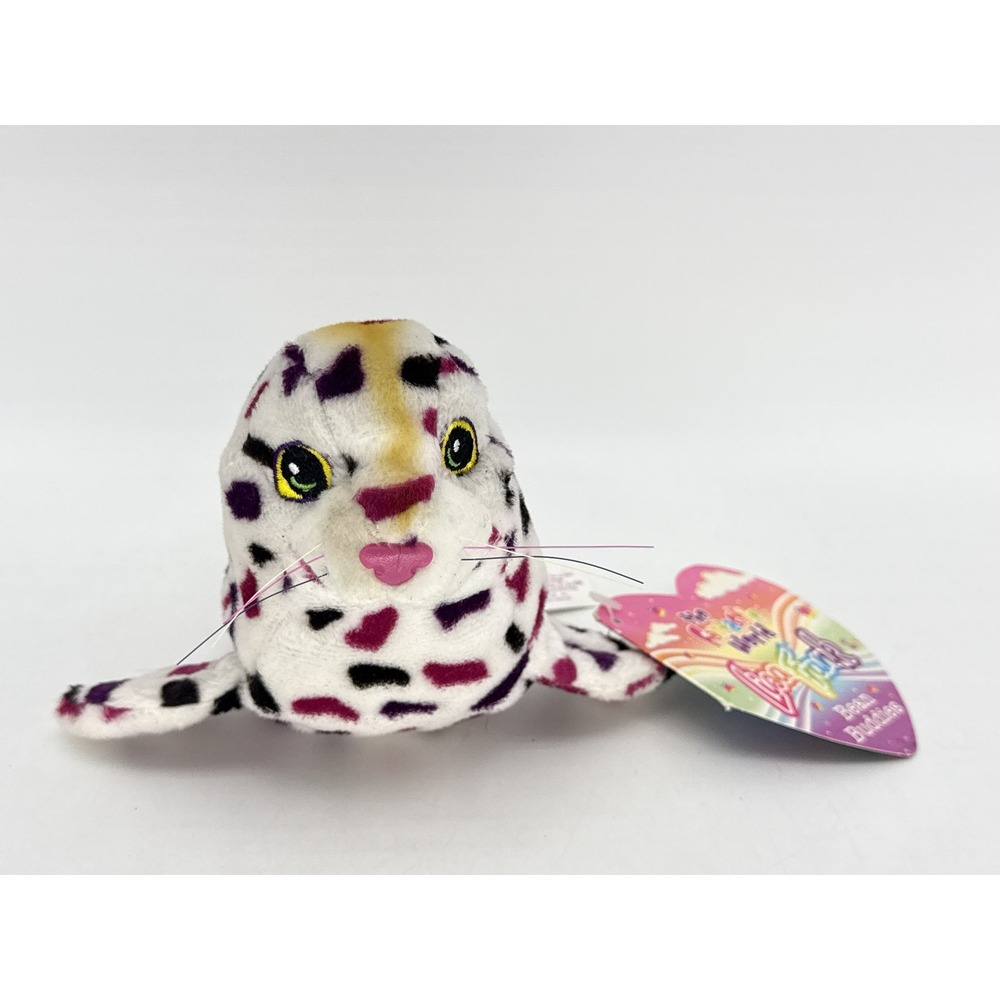 Lisa Frank Skeeter Spotted Seal Bean Buddies Plush Beanbag 1998 Tag Attached